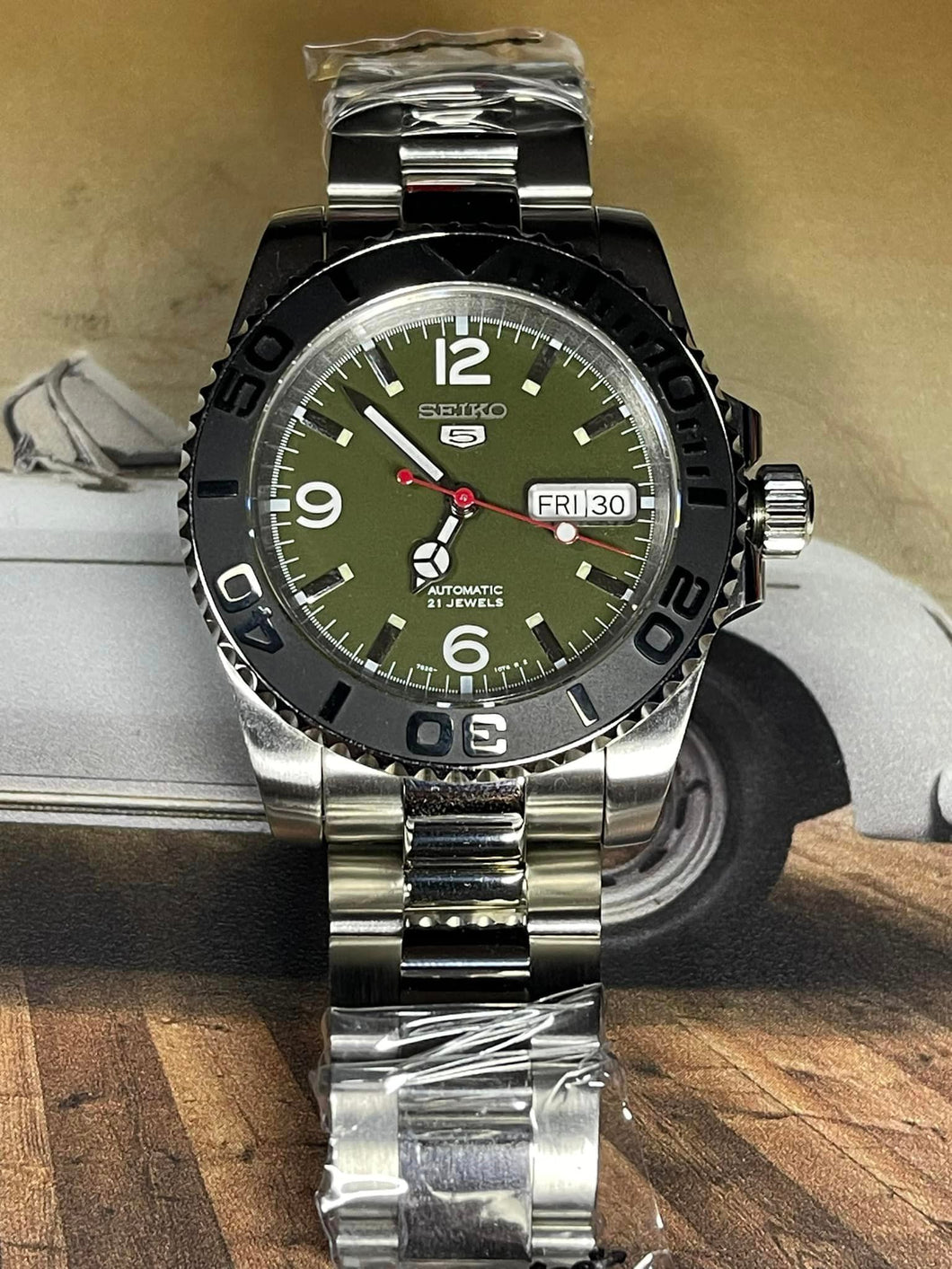 Automatic Olive Green Dial Custom Build (Preowned)
