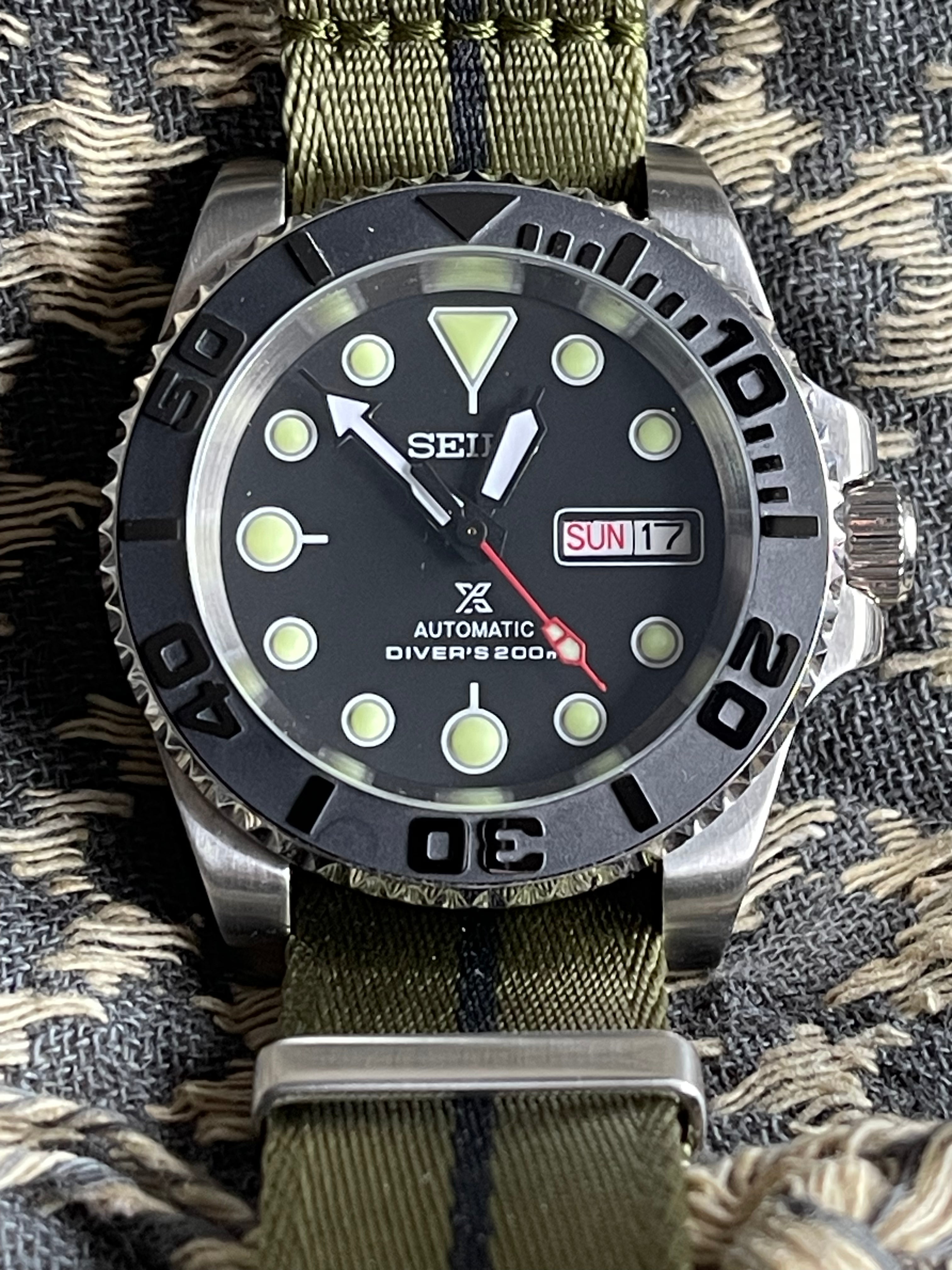 Automatic Black Dial Custom Build (Preowned Like New) – TIME